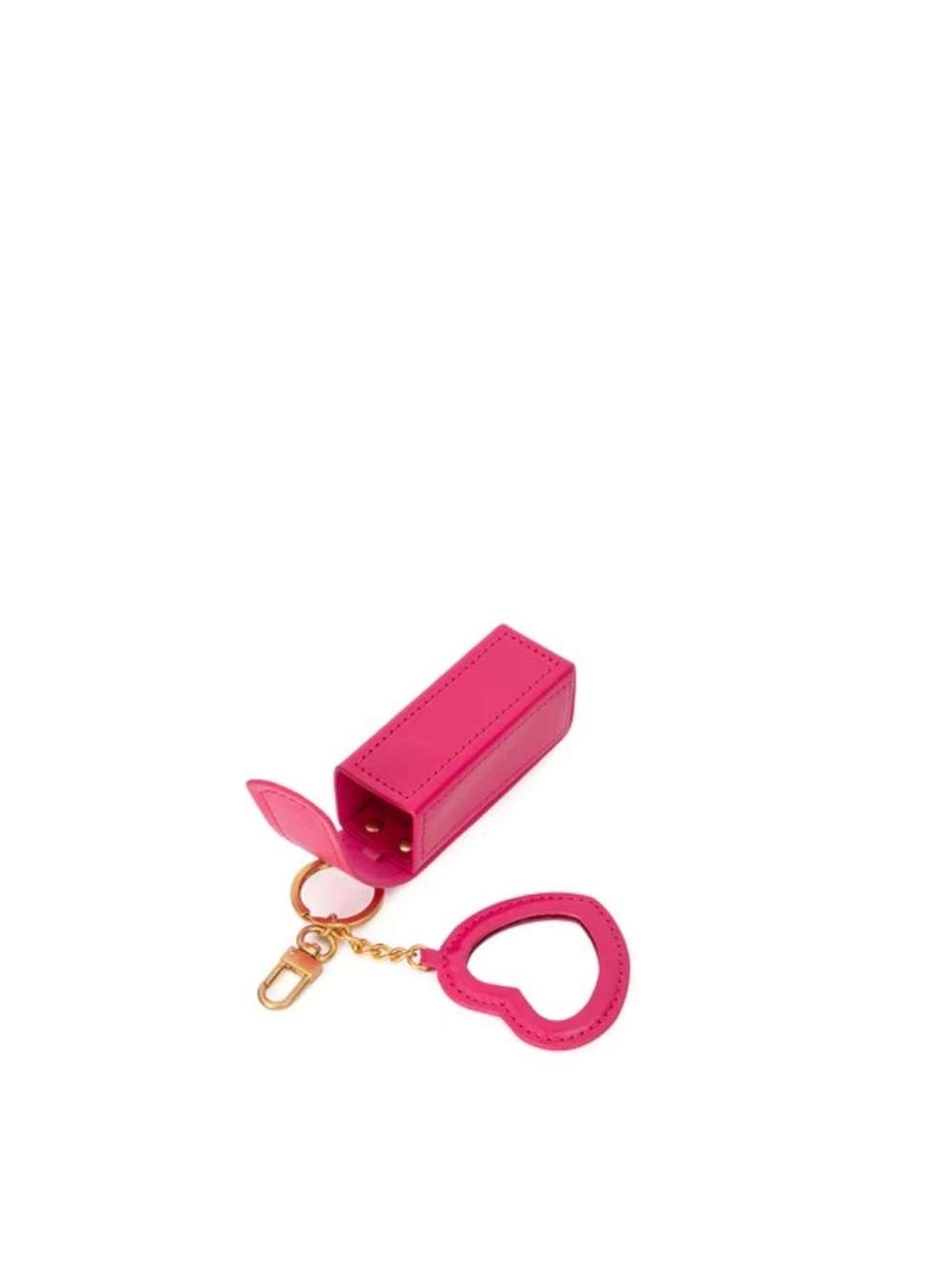 Brandon Blackwood Lipstick Case Keychain with Gold Hardware - Picture 5 of 5